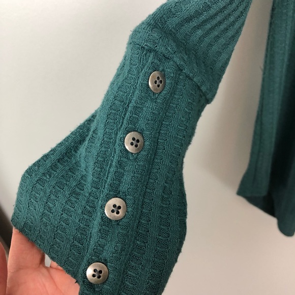 Chaser Women’s green thermal sweater size small - Picture 3 of 7